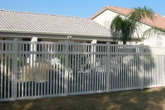 Vinyl Semi Privacy Fence 1