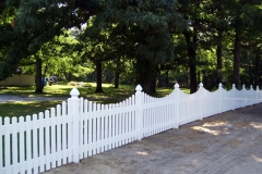 Vinyl Semi Privacy Fence 8