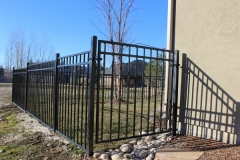 wrought iron western 3 rail -6